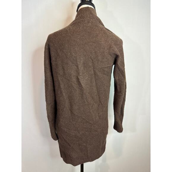 Vince. Heather Brownstone 100% Cashmere Raglan Look  Cardigan Women's XXL - Picture 6 of 11
